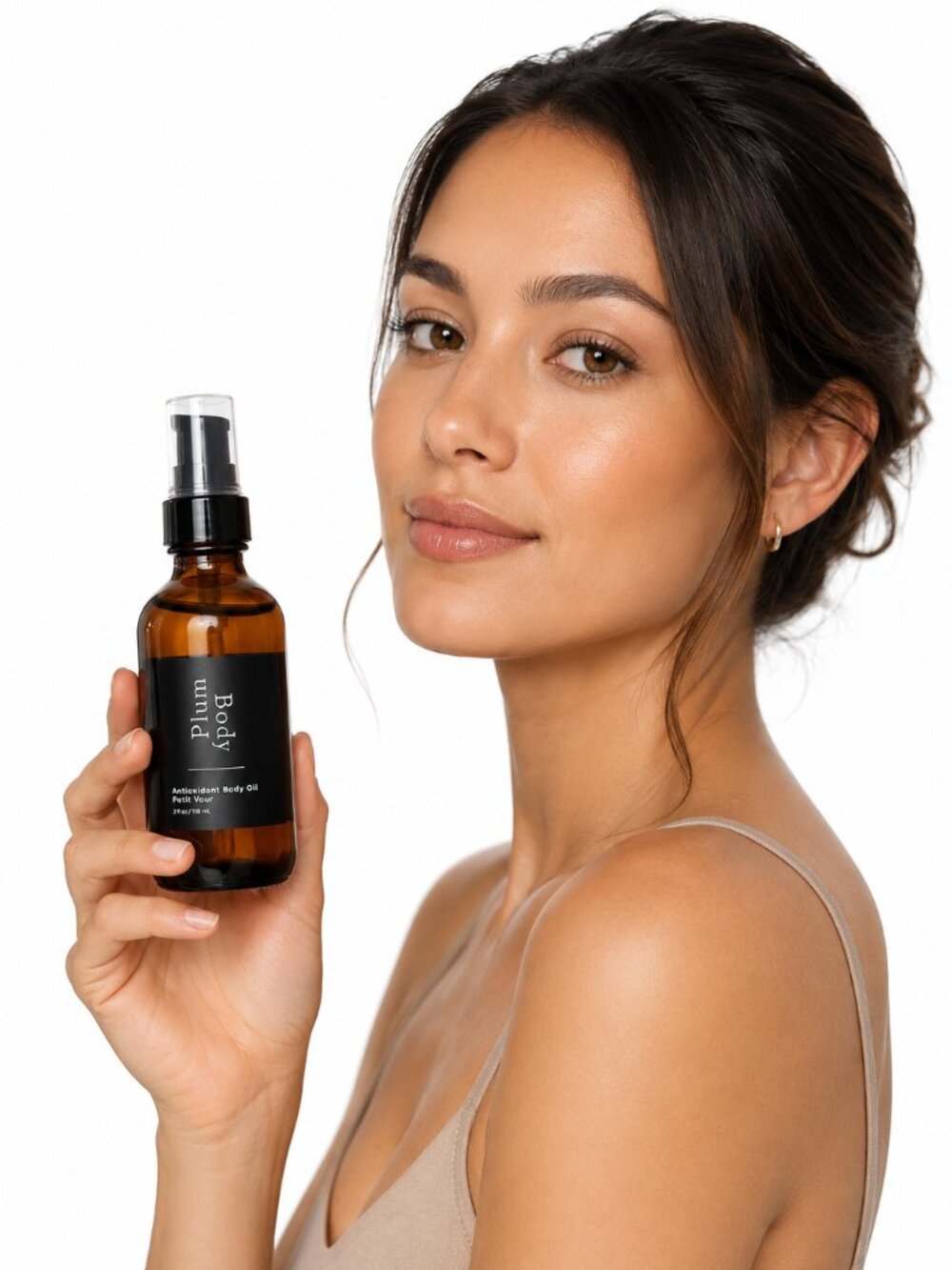 NIB Petit Vour Plum Body Antioxidant Body Oil Organic Plum Seed Vegan Full Size